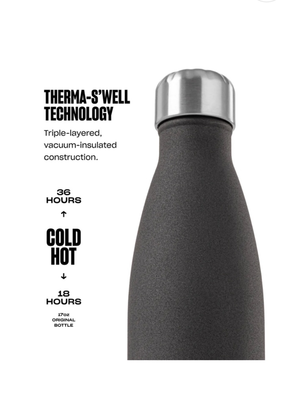 S'well 17 oz Stainless Steel Insulated Bottle - Picture 4 of 6